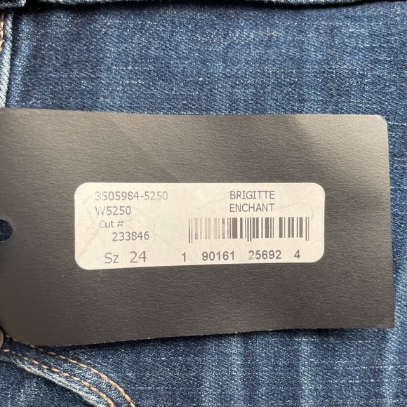 Paige Brigitte Enchant Boyfriend Skinny Rolled Jean - Size 24 - NWT - Picture 5 of 9